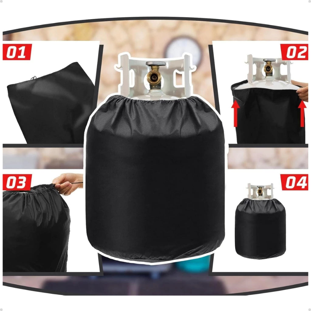 Capa Impermeável para Botijão de Gás 13kg e Tanque de Propano