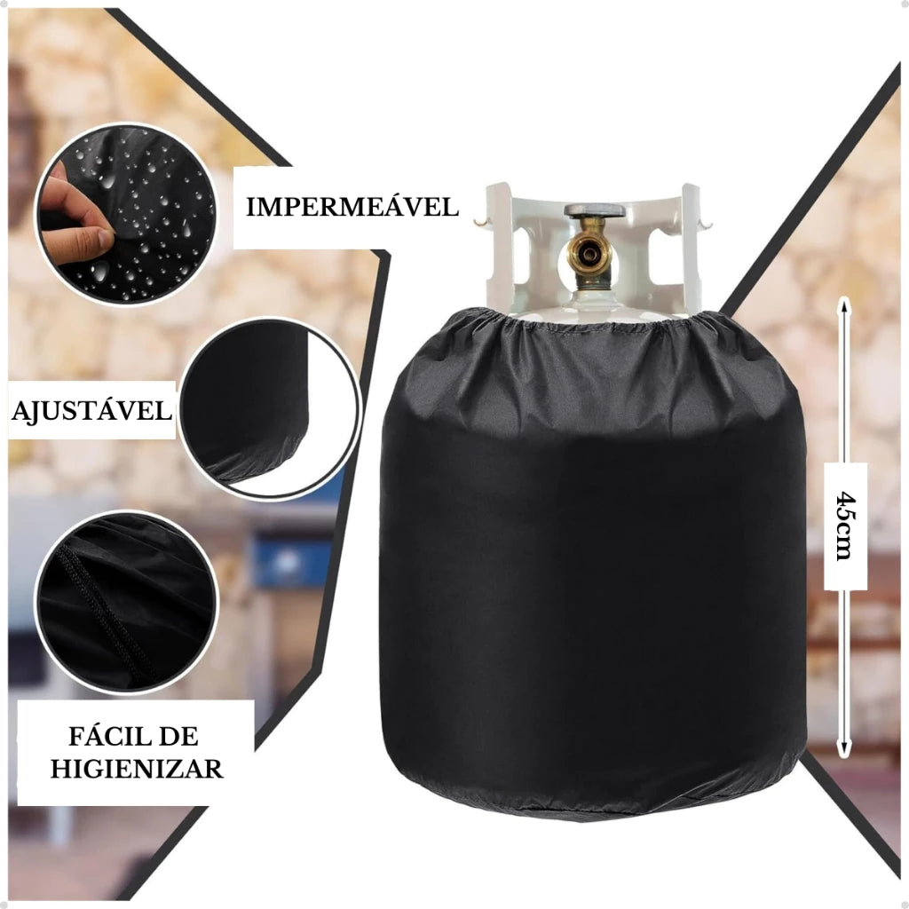 Capa Impermeável para Botijão de Gás 13kg e Tanque de Propano