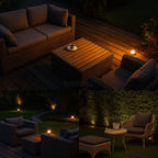 Capa Impermeável para Almofada de Sofá Externo Kit 4 Peças