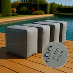 Capa Impermeável para Almofada de Sofá Externo Kit 4 Peças