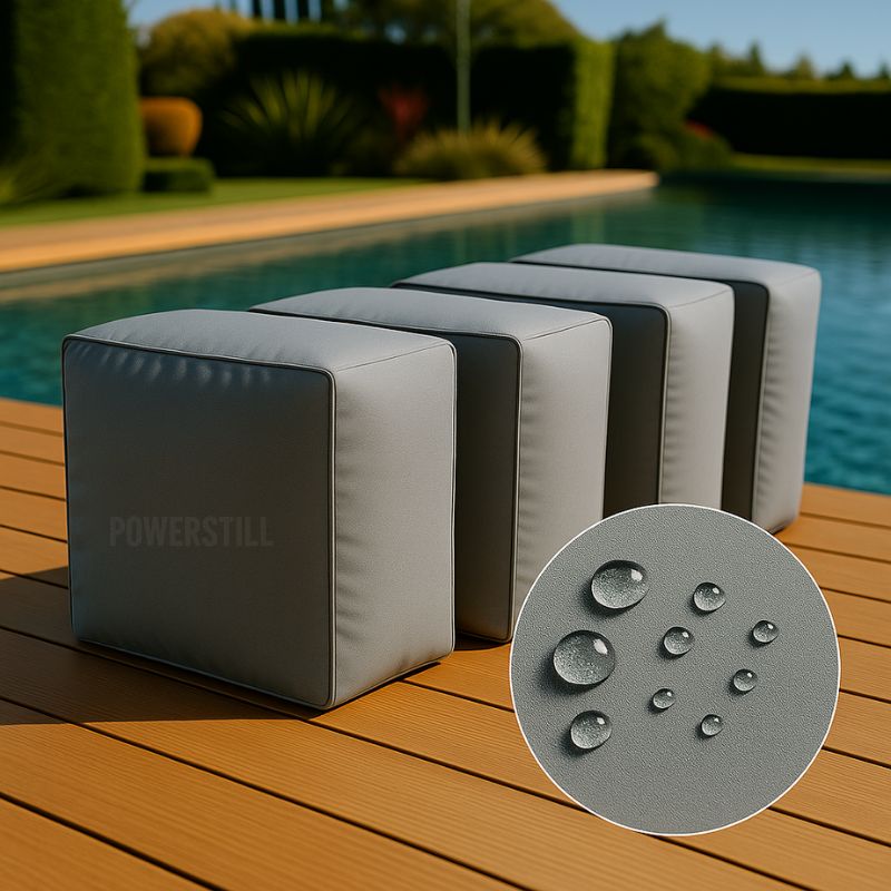 Capa Impermeável para Almofada de Sofá Externo Kit 4 Peças