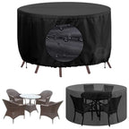 Capa Impermeável Redonda para Mesa e Cadeiras Externas