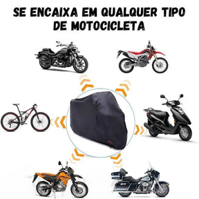 Capa Impermeável para Moto com Trava Antifurto