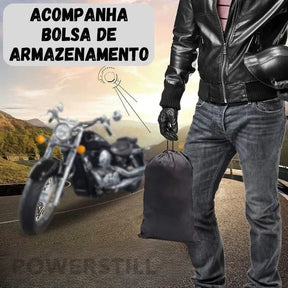 Capa Impermeável para Moto com Trava Antifurto
