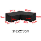 capa para sofá de jardim, capa impermeável sofá L, capa protetora sofá canto, capa para móveis externos, capa Oxford 210D, capa sofá impermeável, capa para sofá varanda, capa protetora jardim, capa sofá proteção UV, capa à prova d’água