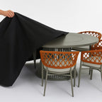 Capa Impermeável Redonda para Mesa e Cadeiras Externas