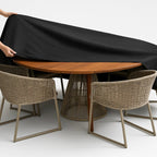 Capa Impermeável Redonda para Mesa e Cadeiras Externas