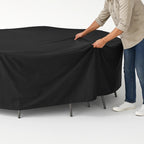 Capa Impermeável Redonda para Mesa e Cadeiras Externas