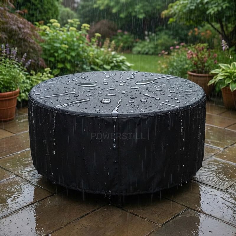 Capa Impermeável Redonda para Mesa e Cadeiras Externas