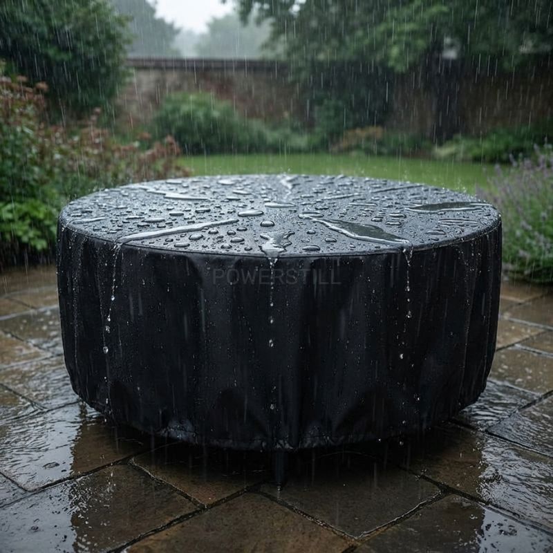 Capa Impermeável Redonda para Mesa e Cadeiras Externas