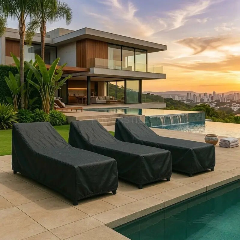 Capa Impermeável para Espreguiçadeira Retangular Proteção UV