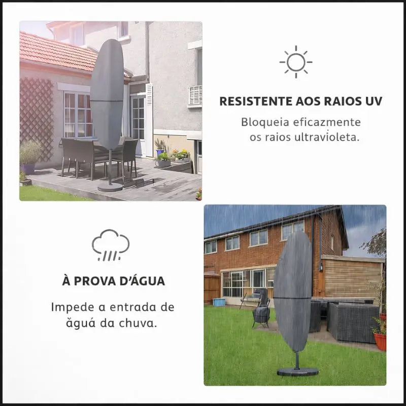 Capa Impermeável para Guarda-Sol e Ombrelone 210D