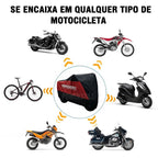 Capa Impermeável para Moto com Trava Antifurto