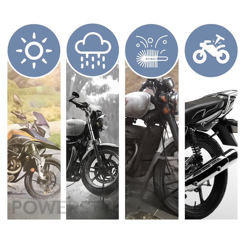 Capa Impermeável para Moto com Trava Antifurto