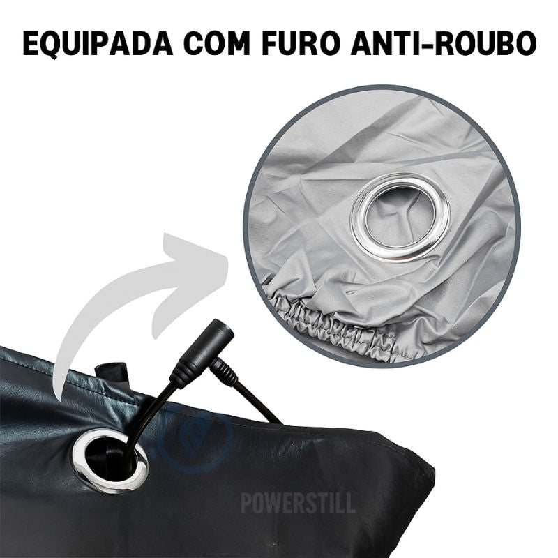 Capa Impermeável para Moto com Trava Antifurto