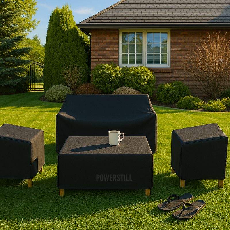 Capa Impermeável para Móveis de Jardim (Kit com 4 Peças)