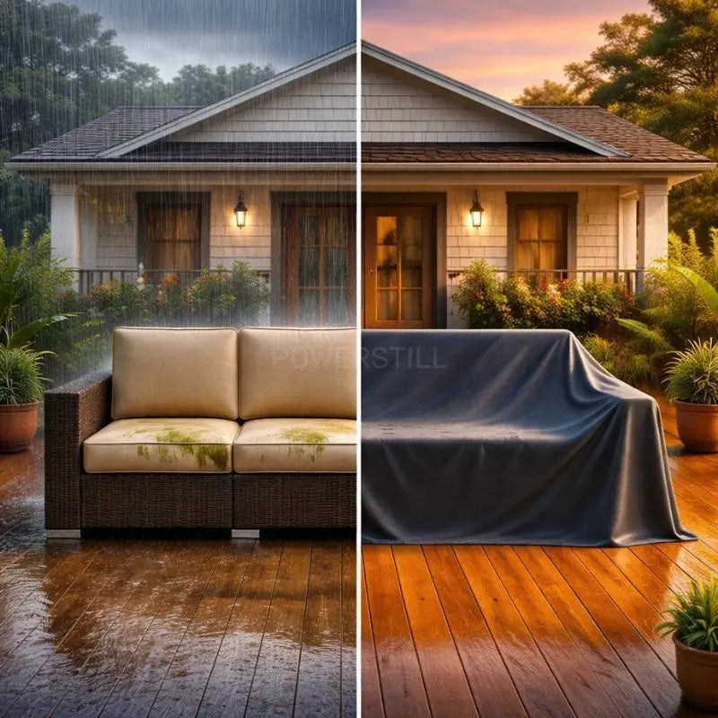 Capa Impermeável para Sofá Externo Contra Chuva e Sol