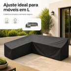 Capa Impermeável para Sofá em L Sofá de Canto