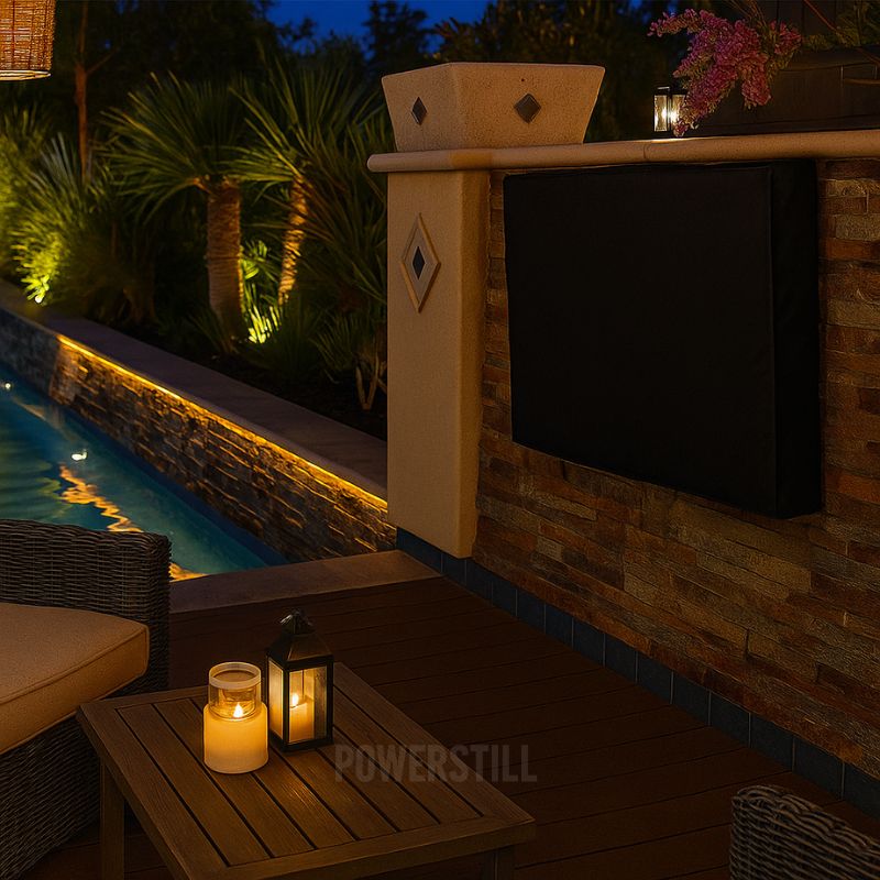 Capa Impermeável para TV Proteção Chuva e Poeira