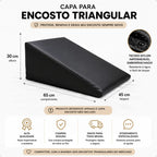 Capa Impermeável para Travesseiro Triangular Ortopédico