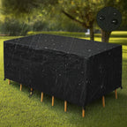 Capa Impermeável Retangular para Móveis Externos Preta