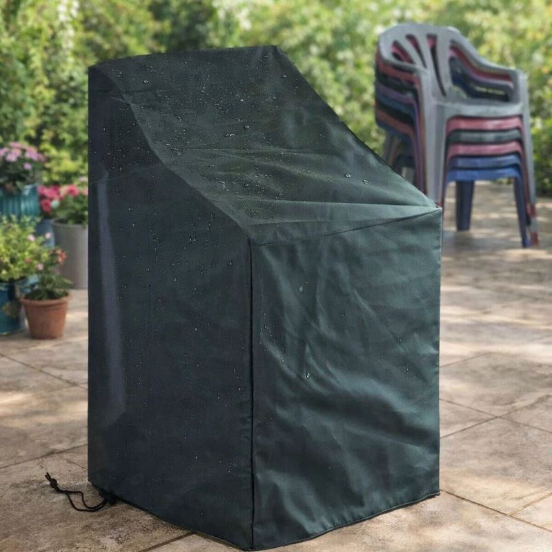 Capa de Proteção Impermeável para Cadeiras Empilhadas