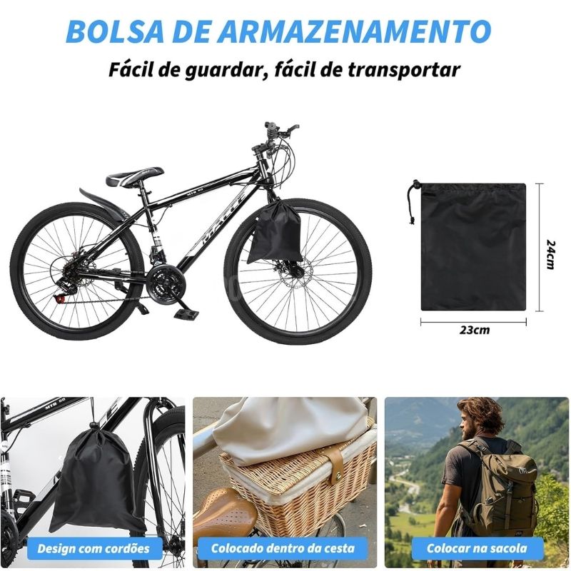 Capa para Bicicleta Impermeável com Proteção Uv - Tamanho Universal