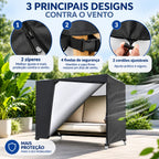 Capa de Proteção Impermeável para Balanço de Jardim
