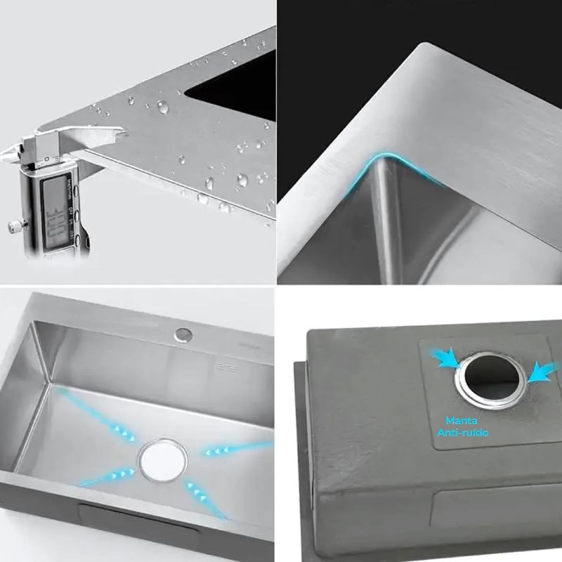 Cuba Gourmet Inox Premium com Escorredor Extensível 60x45