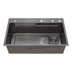 Cuba Cozinha Gourmet C/ Ducha Horizontal Torneira Flexível