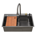 Cuba Cozinha Gourmet C/ Ducha Horizontal Torneira Flexível