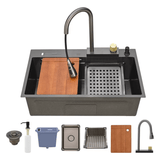 Cuba Cozinha Gourmet Inox com Torneira Flexível e Ducha Completa