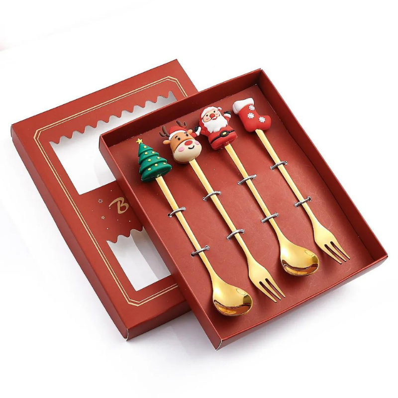 Conjunto de Talheres Decorativos Natal