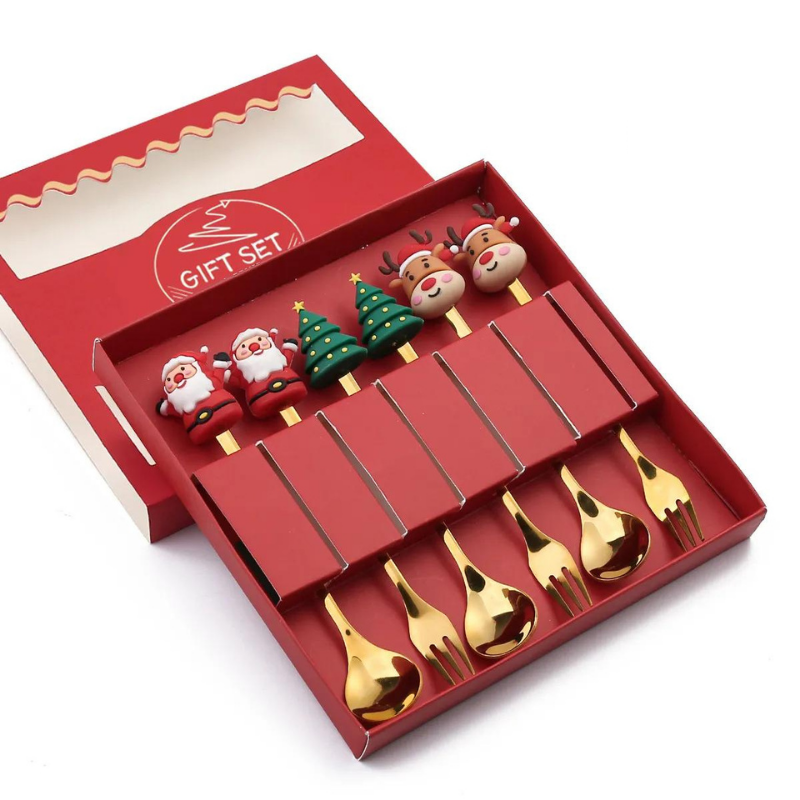 Conjunto de Talheres Decorativos Natal