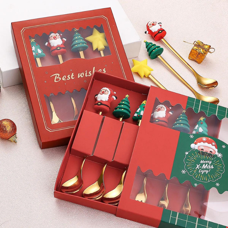 Conjunto de Talheres Decorativos Natal