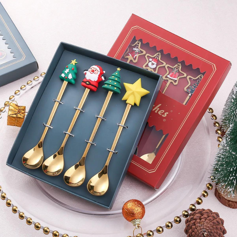 Conjunto de Talheres Decorativos Natal