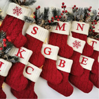 Meias de Natal Letras do Alfabeto