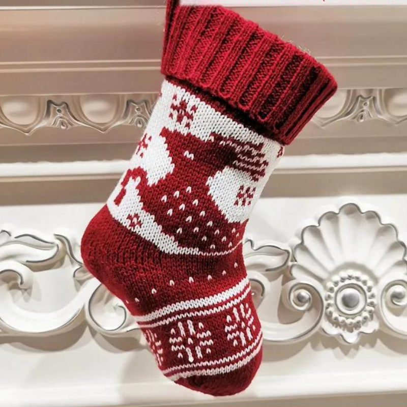 Meias de Natal Letras do Alfabeto