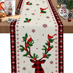 Caminho de Mesa Natalino 100% Linho Powerstill