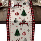 Caminho de Mesa Natalino 100% Linho Powerstill