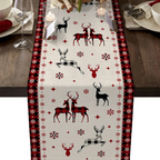 Caminho de Mesa Natalino 100% Linho Powerstill