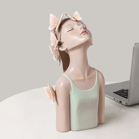 Busto Decorativo Lili Butterfly