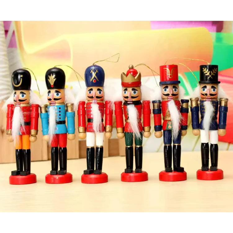 Enfeite Soldado Quebra-Nozes Natal Kit Decorativo Tradicional