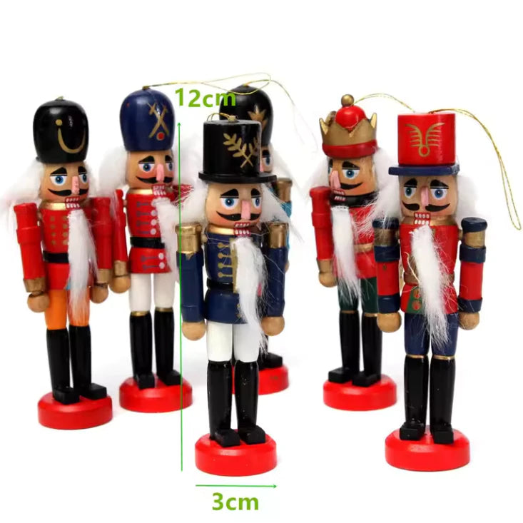 Enfeite Soldado Quebra-Nozes Natal Kit Decorativo Tradicional