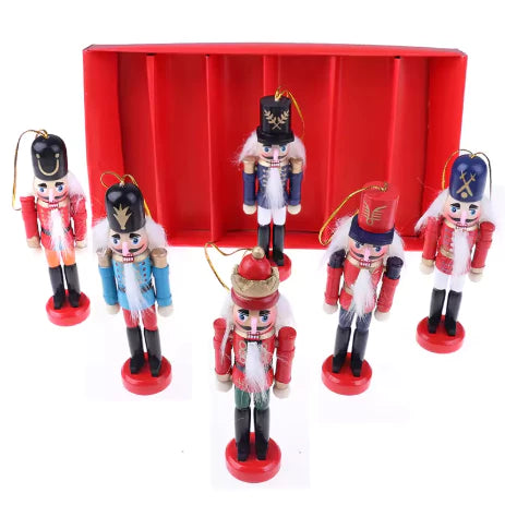 Enfeite Soldado Quebra-Nozes Natal Kit Decorativo Tradicional