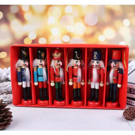 Enfeite Soldado Quebra-Nozes Natal Kit Decorativo Tradicional