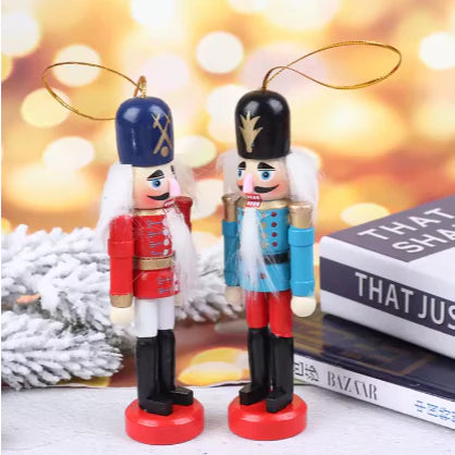 Enfeite Soldado Quebra-Nozes Natal Kit Decorativo Tradicional