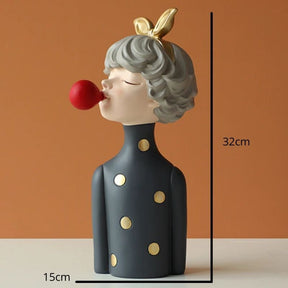 Busto Decorativo Lili Ball Estatueta