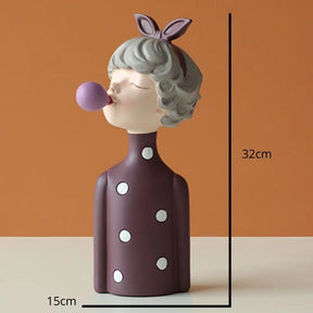 Busto Decorativo Lili Ball Estatueta