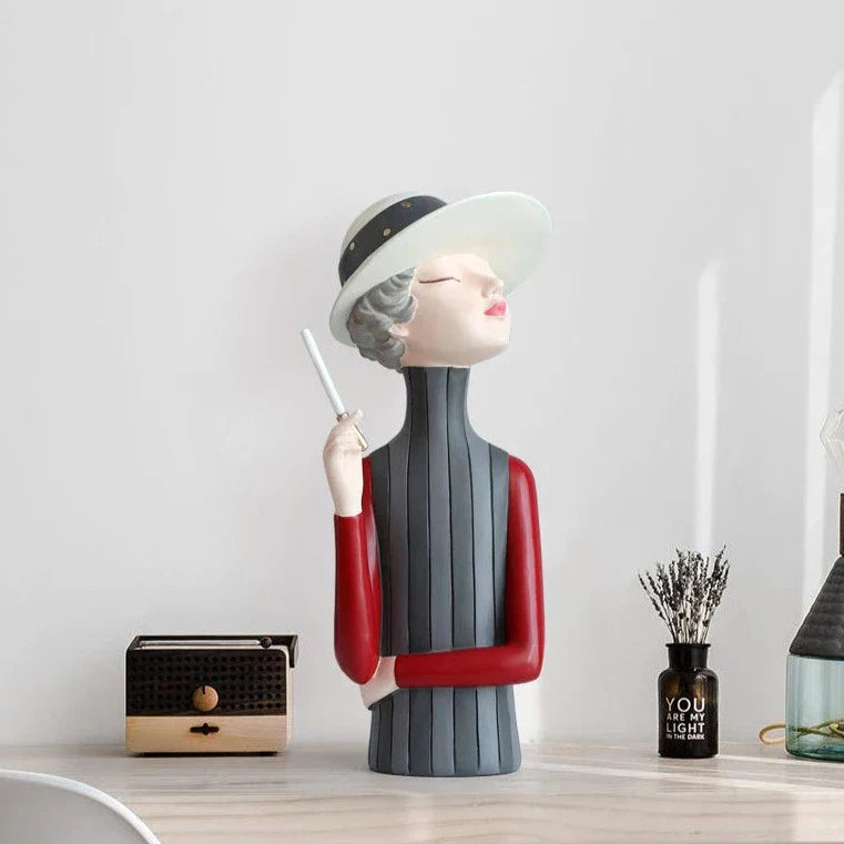 Busto Decorativo Lili Cigarrete